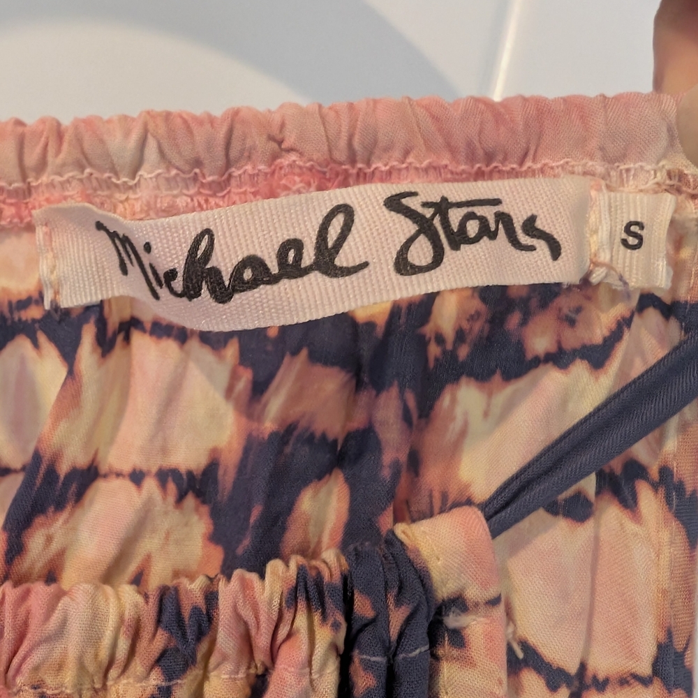 Michael Stars Tie Dye Halter Dress - Picture 2 of 4